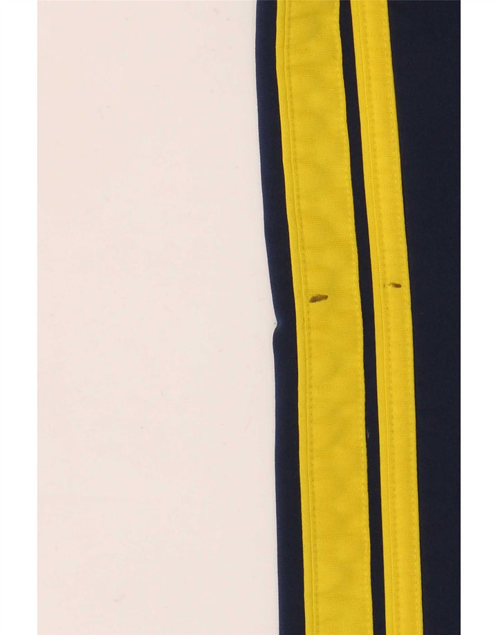 Calça de treino masculina Asics pequena azul marinho Colourblock poliéster