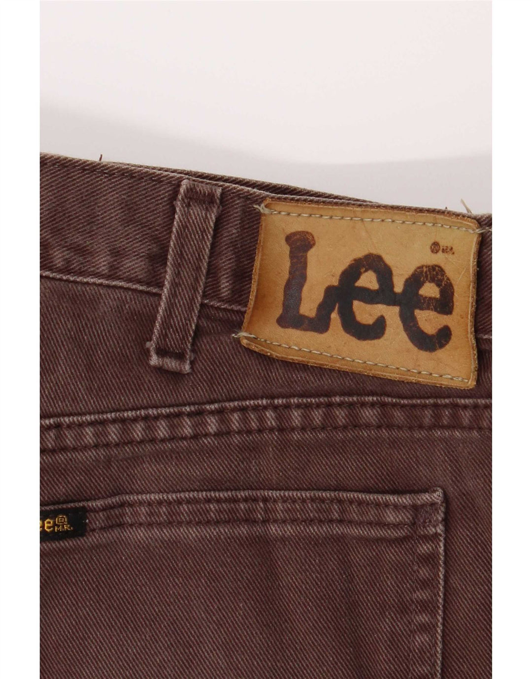 Calça jeans reta masculina Lee W36 L29 marrom