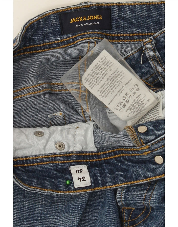 Jeans JACK & JONES masculino slim W34 L30 algodão azul