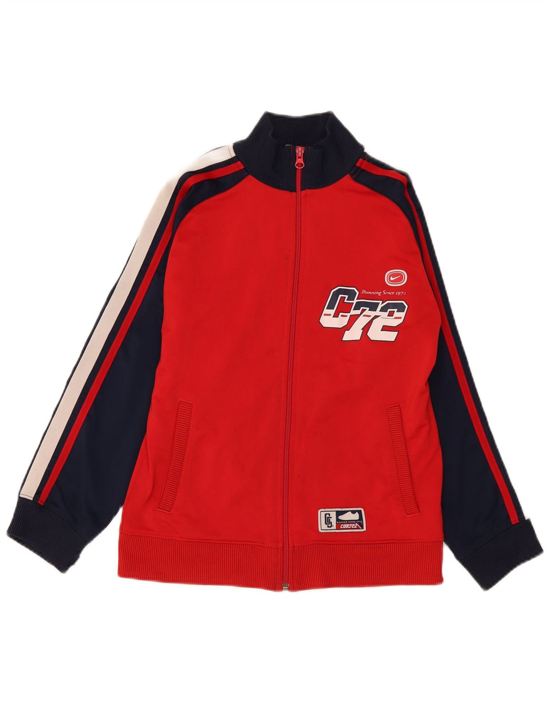 Jaqueta Nike Boys Graphic Tracksuit Top 11-12 anos Médio Vermelho Colorblock