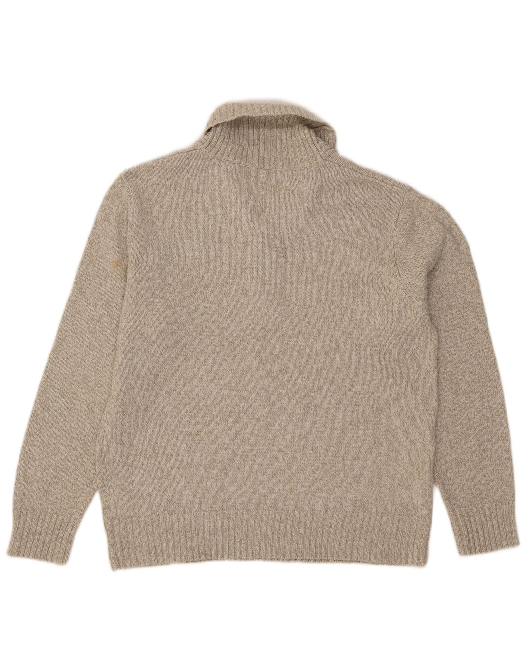 Suéter masculino Marks & Spencer com gola xale grande acrílico cinza