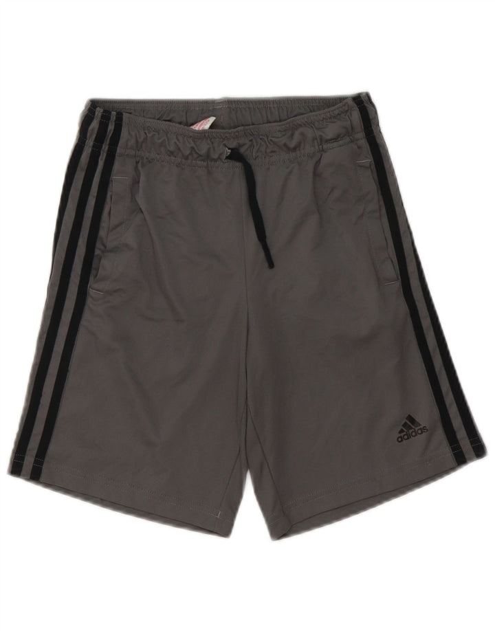 Calções desportivos ADIDAS Aeroready para rapaz 9-10 anos cinzento poliéster