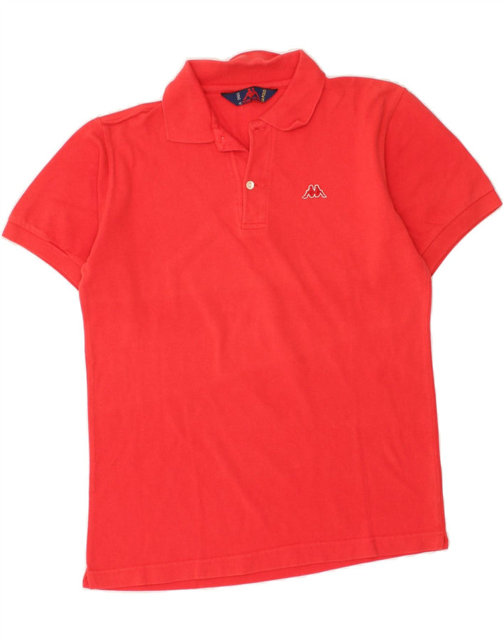 KAPPA Mens Polo Shirt Small Red Cotton Vintage Kappa and Second-Hand Kappa from Messina Hembry 