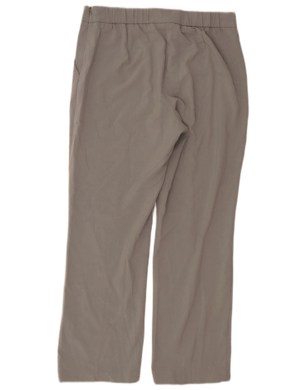 Calça feminina reta casual Marks & Spencer Reino Unido 12 médio W30 L27 azul