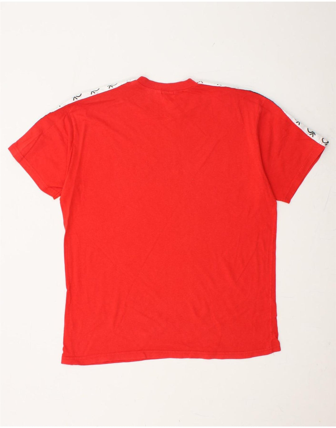 Camiseta masculina gráfica BENETTON Top médio vermelho