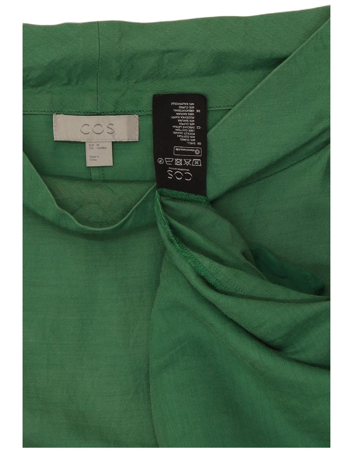 Vestido bainha feminino Cos EU 38 médio verde Cupro