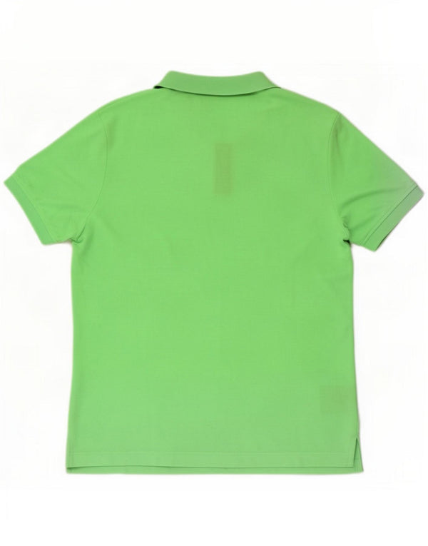 S.Oliver Camisa polo masculina de ajuste regular grande poliéster verde