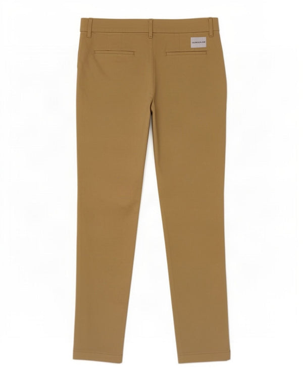 Calvin Klein Mens Slim Chino Trousers W30 L27 Beige