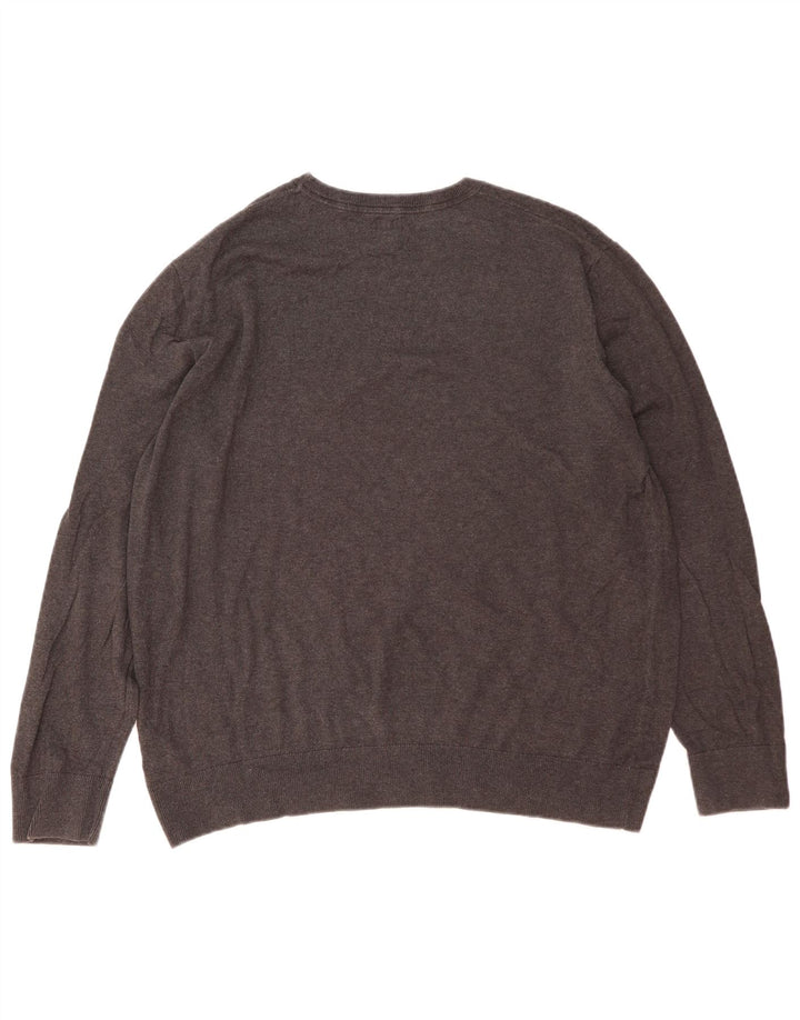 Suéter masculino GAP com gola redonda XL algodão cinza