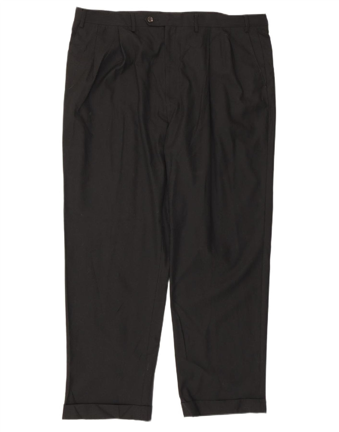 Calça masculina Izod Pegged Suit W42 L32 poliéster preto