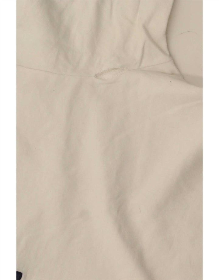 Ellesse Camiseta masculina gráfica Top médio algodão branco