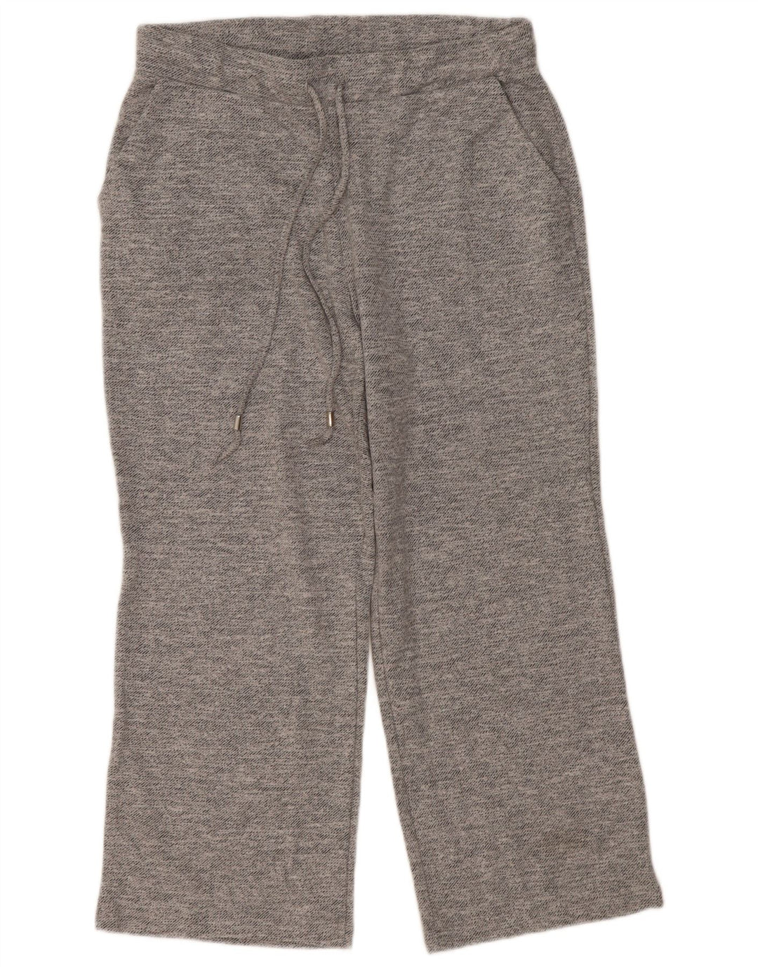 Calça de treino feminina Marks & Spencer UK 16 grande cinza manchada