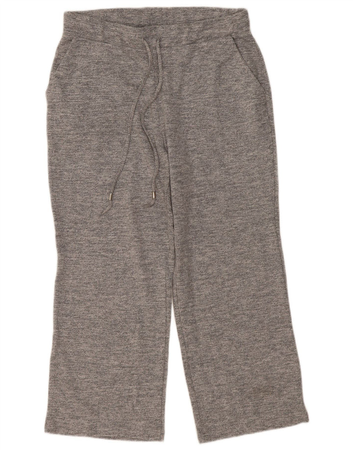 Calça de treino feminina Marks & Spencer UK 16 grande cinza manchada