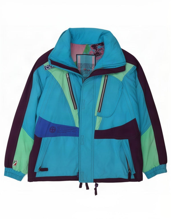Jaqueta de esqui masculina Colmar com capuz solto IT 54 XL azul Colourblock