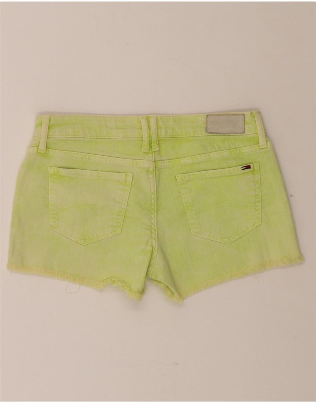 TOMMY HILFIGER Womens Denim Shorts W28 Medium Green Vintage Tommy Hilfiger and Second-Hand Tommy Hilfiger from Messina Hembry 