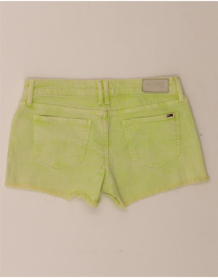 TOMMY HILFIGER Womens Denim Shorts W28 Medium Green Vintage Tommy Hilfiger and Second-Hand Tommy Hilfiger from Messina Hembry 