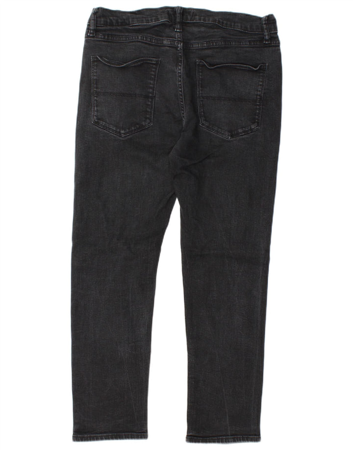 Marks & Spencer Mens Jeans Slim W32 L26 Algodão Preto