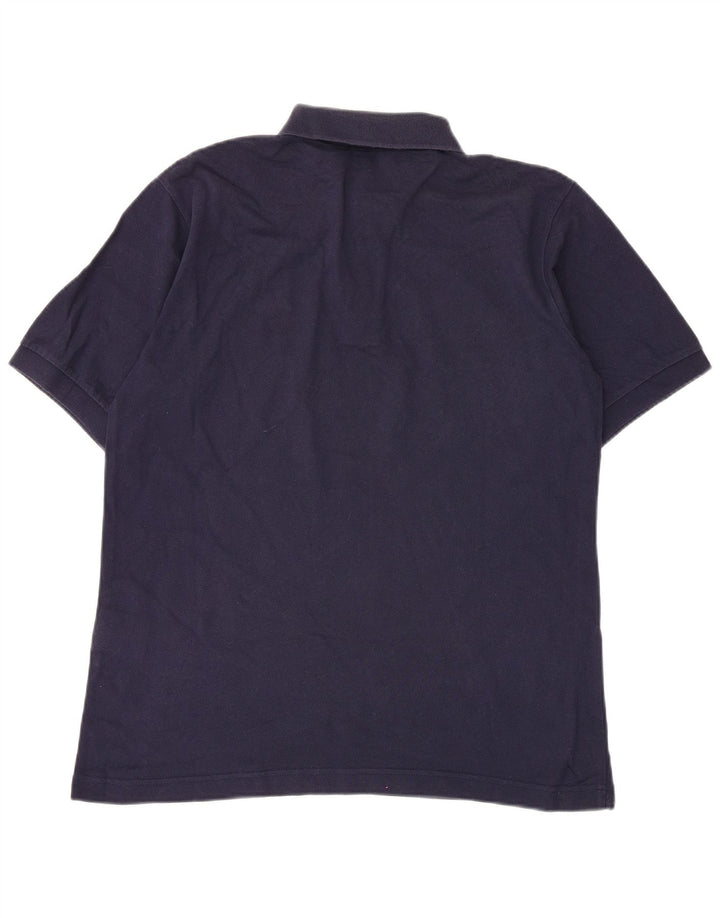 Camisa polo masculina Kappa de algodão azul marinho médio