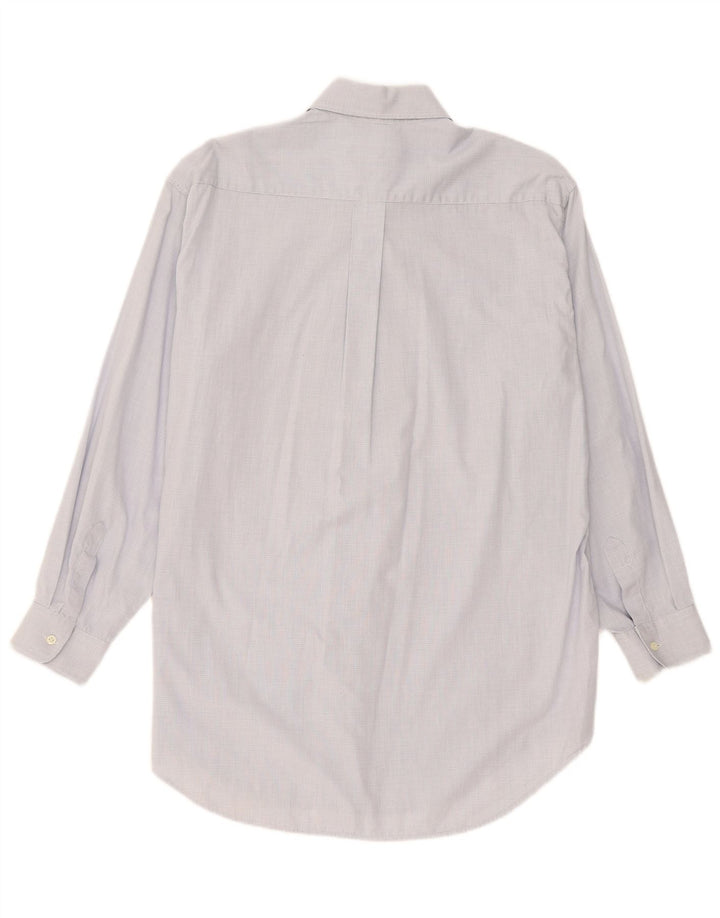 Camisa masculina Sisley média azul guingão