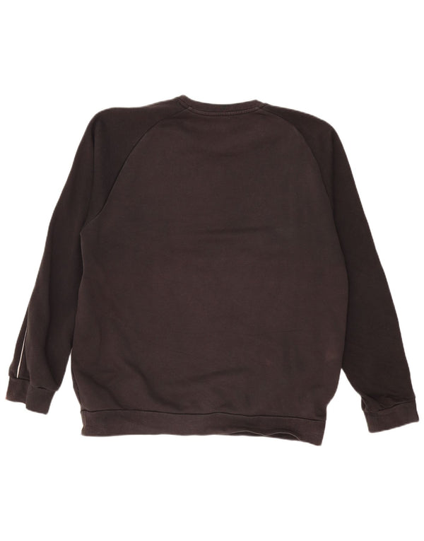 ADIDAS Mens Sweatshirt Jumper XL Preto Algodão