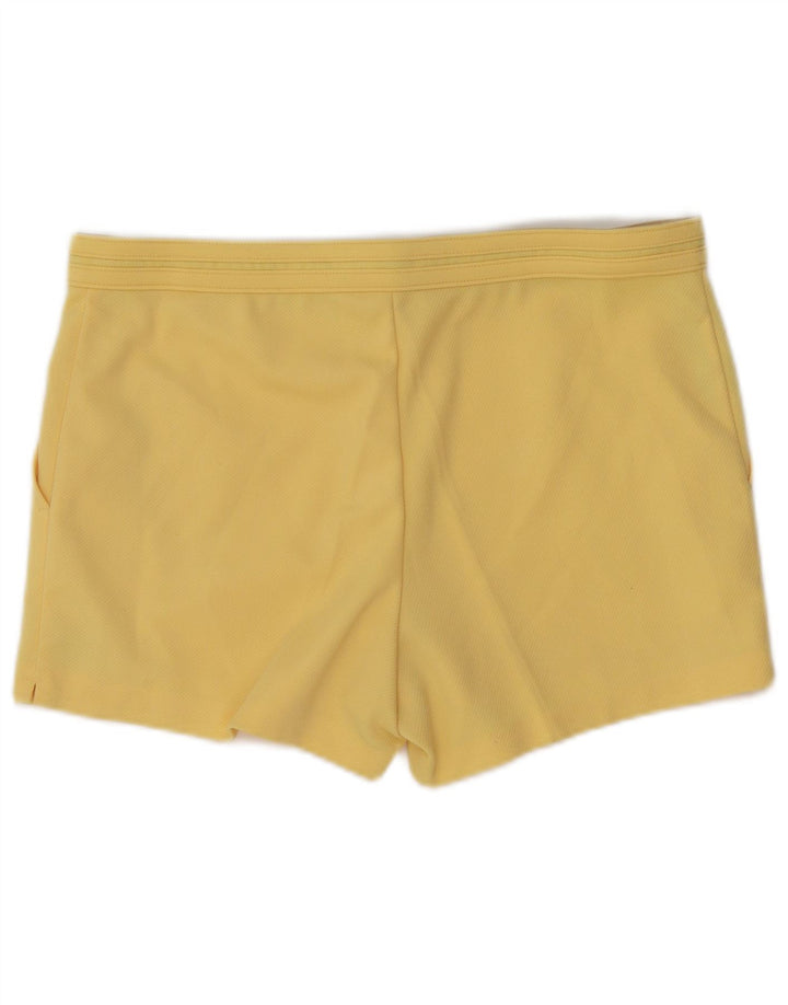 Sergio Tacchini Mens Chino Shorts IT 50 Grande W34 Amarelo Poliéster