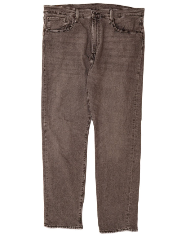 Levi's Masculino 502 Tapered Jeans W38 L34 Cinza Algodão