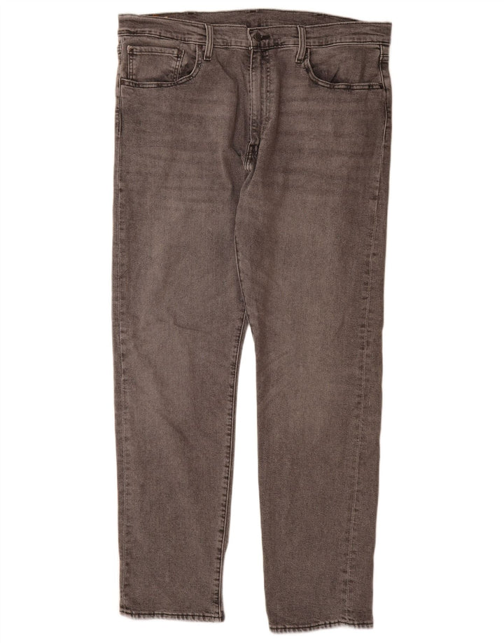 Levi's Masculino 502 Tapered Jeans W38 L34 Cinza Algodão