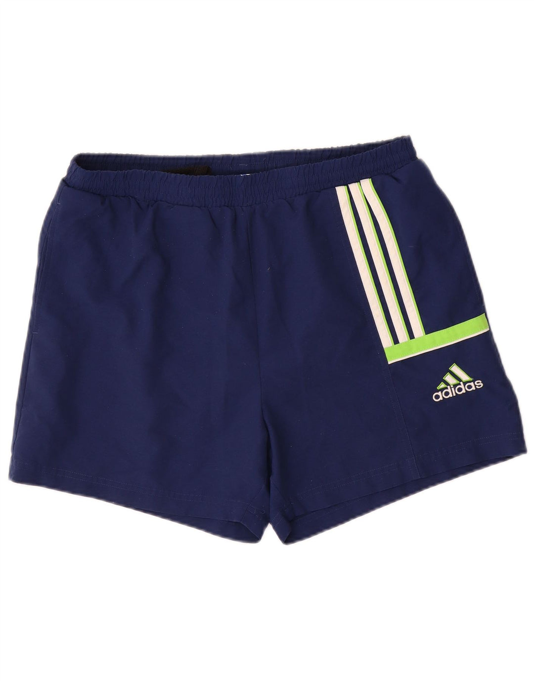 ADIDAS Mens Sport Shorts Médio Azul Marinho Poliéster