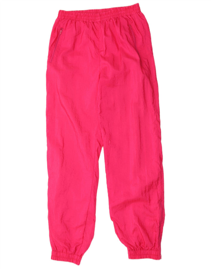 Calça de treino feminina Rodeo Joggers UK 14 médio rosa nylon