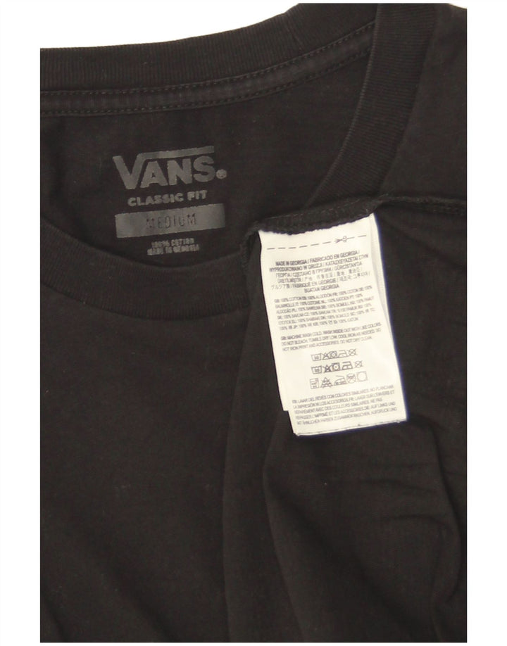 Camiseta Vans Masculina Classic Fit Top Médio Algodão Preto