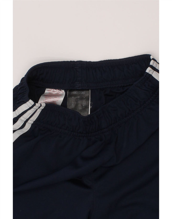 Shorts esportivos Adidas meninos 11-12 anos azul marinho poliéster