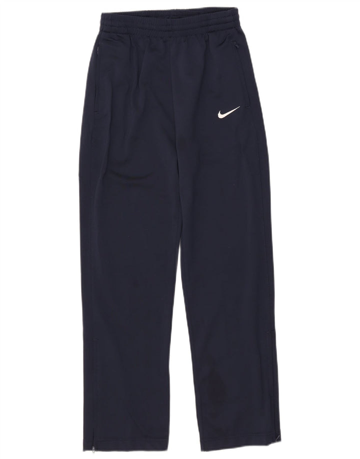 Calças de treino Nike Boys 10-11 anos médio azul marinho poliéster