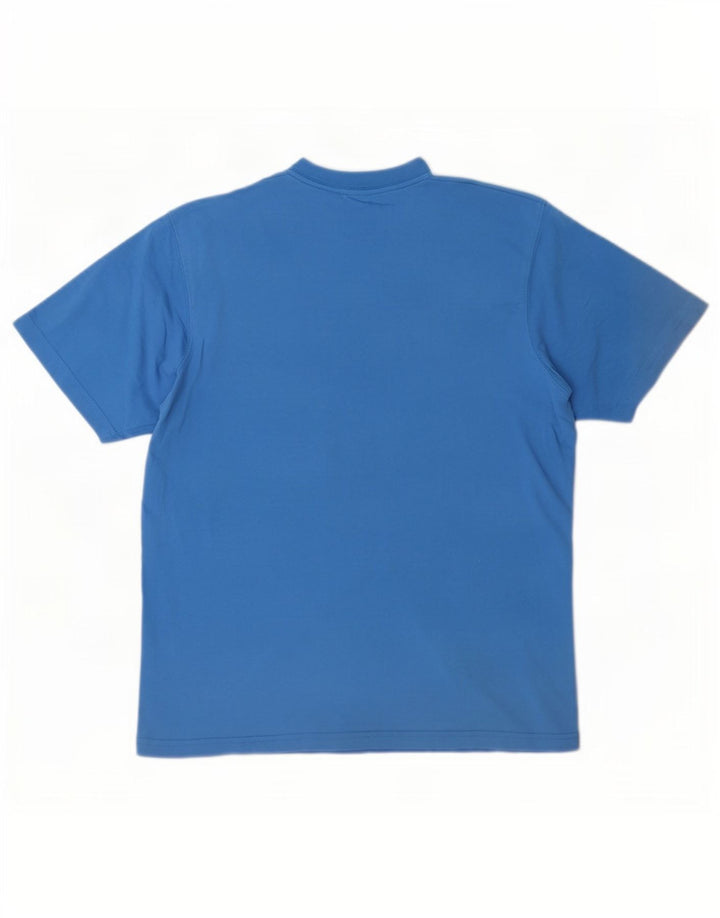 The North Face Camiseta Masculina Top Pequeno Algodão Azul