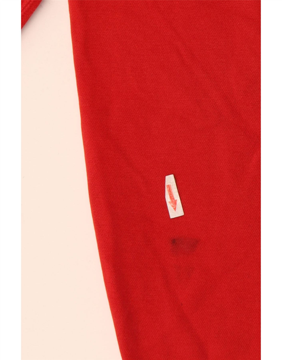 Nike Mens Hoodie Jumper Médio Algodão Vermelho