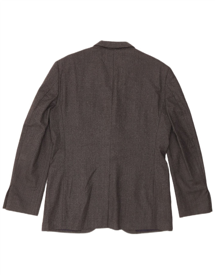 Jaqueta blazer masculina J. Crew Ludlow com 3 botões Reino Unido 40 grande lã cinza