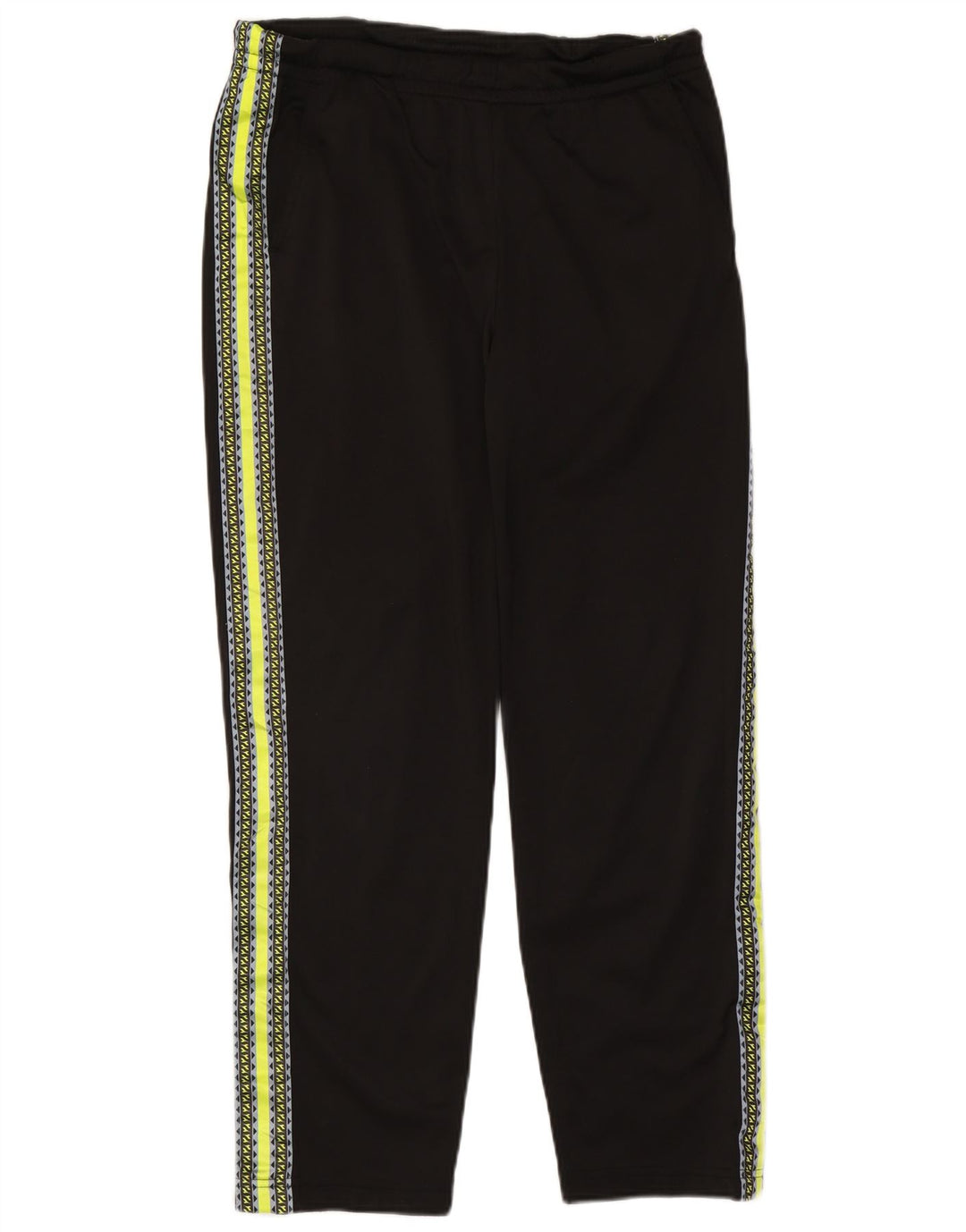 Calça de treino masculina Diadora grande bloco colorido preto