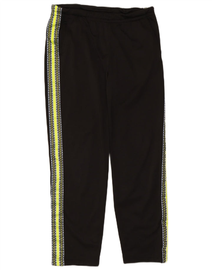 Calça de treino masculina Diadora grande bloco colorido preto