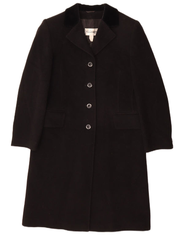 Sobretudo feminino Pierre Cardin EU 38 médio preto lã clássico