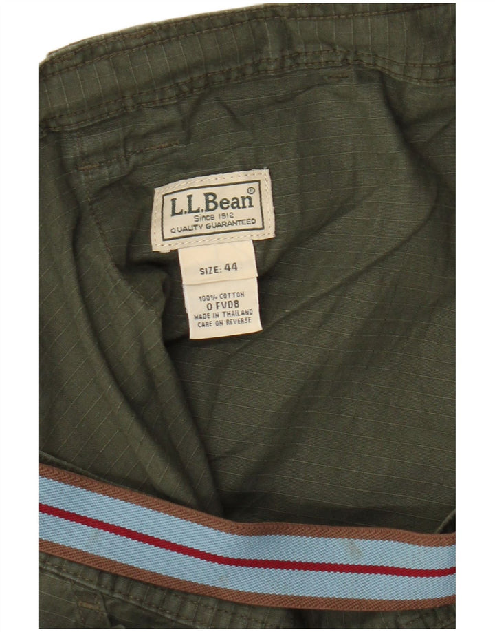 Shorts cargo masculino LLBean W44 2XL algodão verde