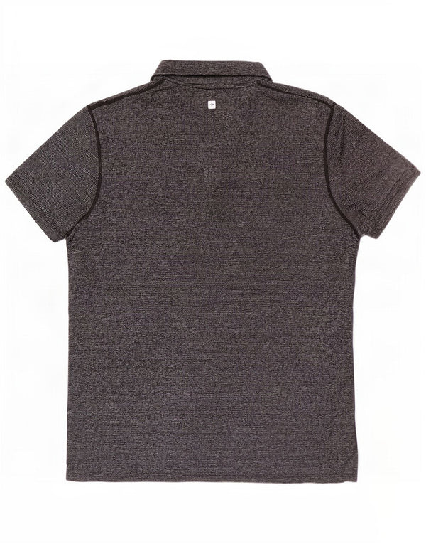 Camisa polo masculina IsoCool da Mountain Warehouse XL cinza manchada