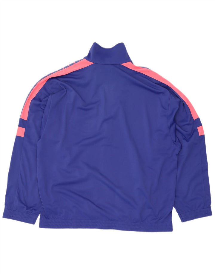 Arena Mens Graphic Tracksuit Top Jacket 2XL Azul Colorblock