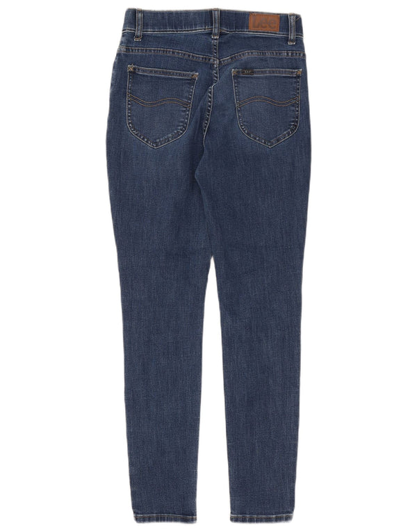 Calça jeans skinny feminina Lee cintura alta slim fit W28 L28 azul