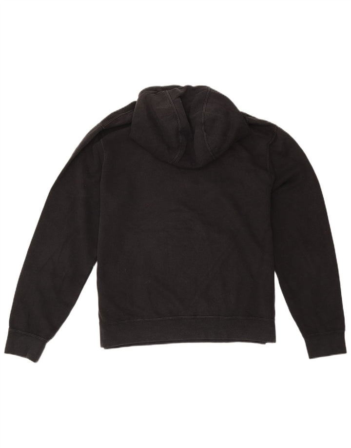 Nike masculino gráfico moletom com capuz médio algodão preto