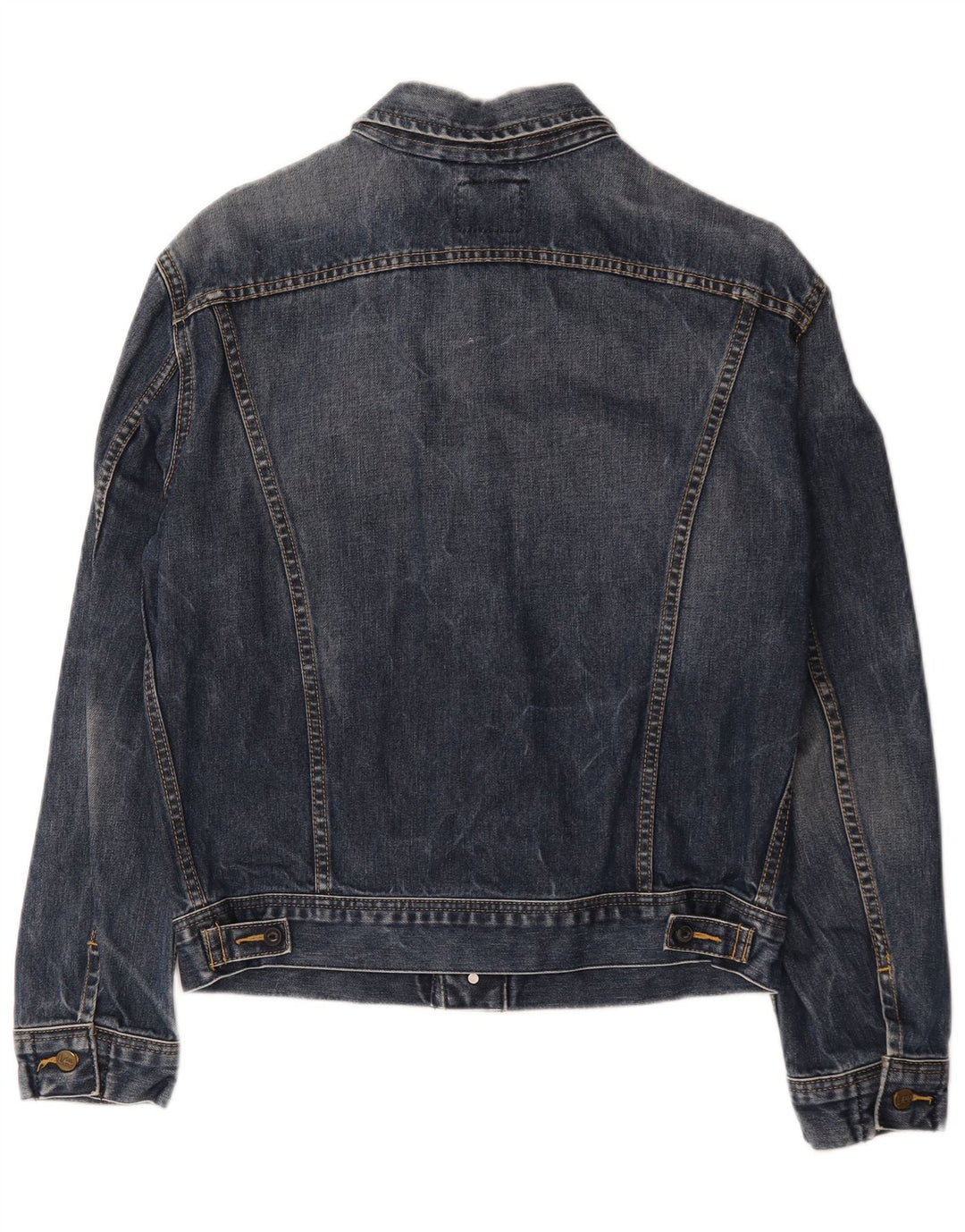 Jaqueta jeans masculina Lee UK 40 grande algodão azul