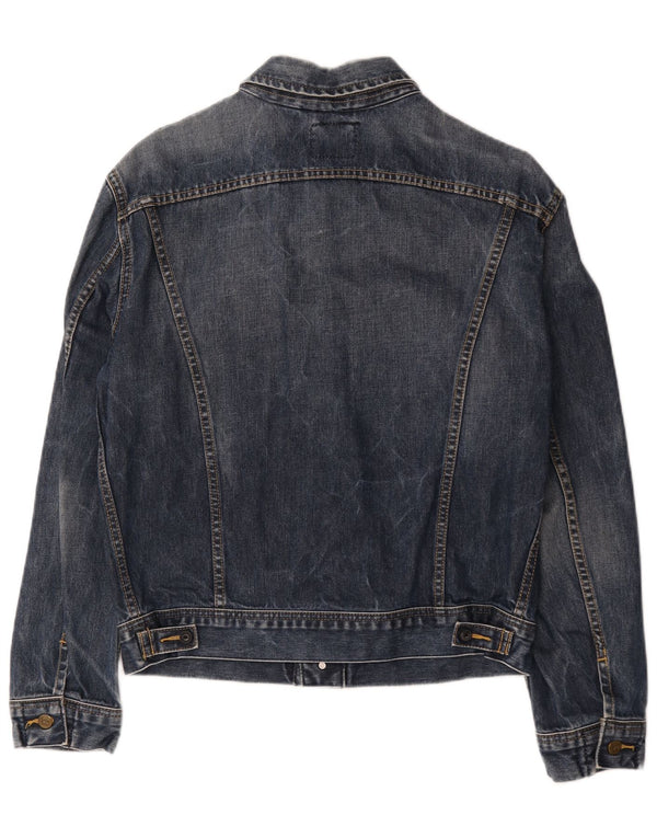 Jaqueta jeans masculina Lee UK 40 grande algodão azul