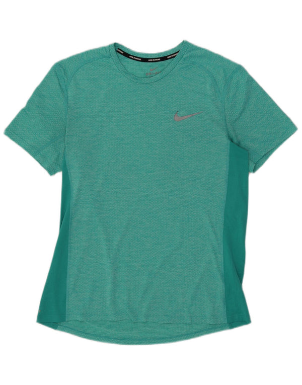 Nike Mens Dri Fit Camiseta Top Grande Turquesa