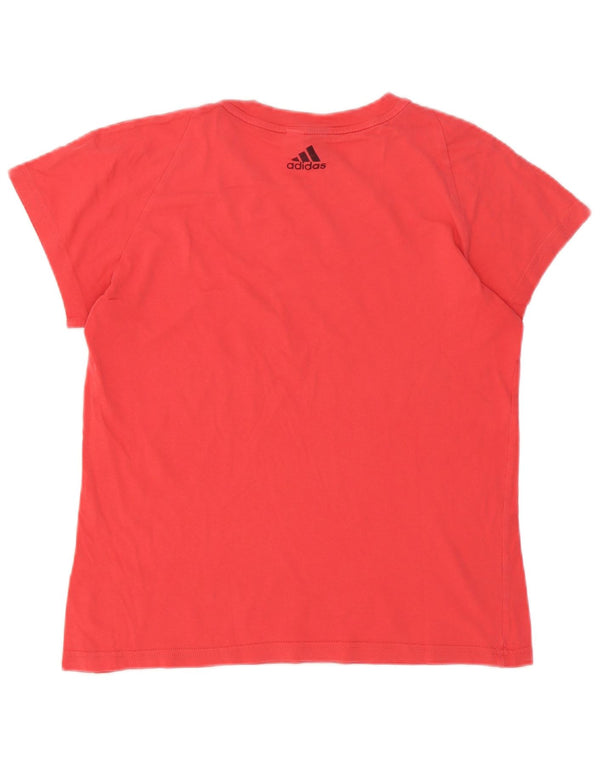 Camiseta Adidas Feminina Graphic Top UK 14 Médio Vermelho