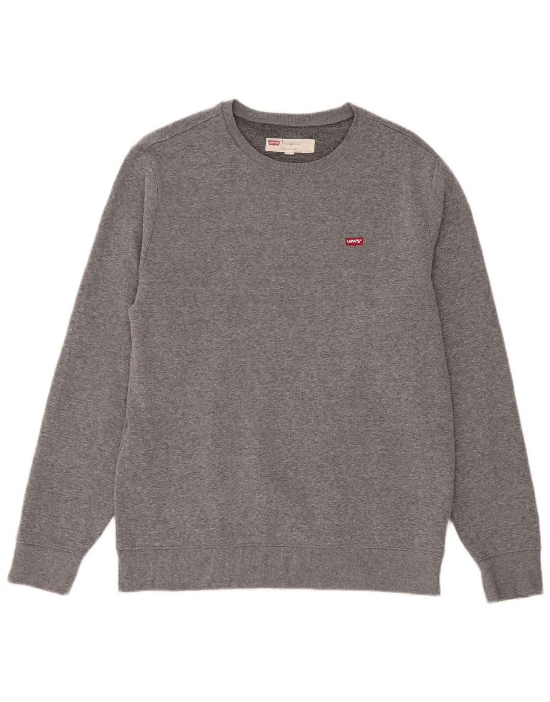 Levi's Moletom Masculino Jumper Médio Cinza Algodão