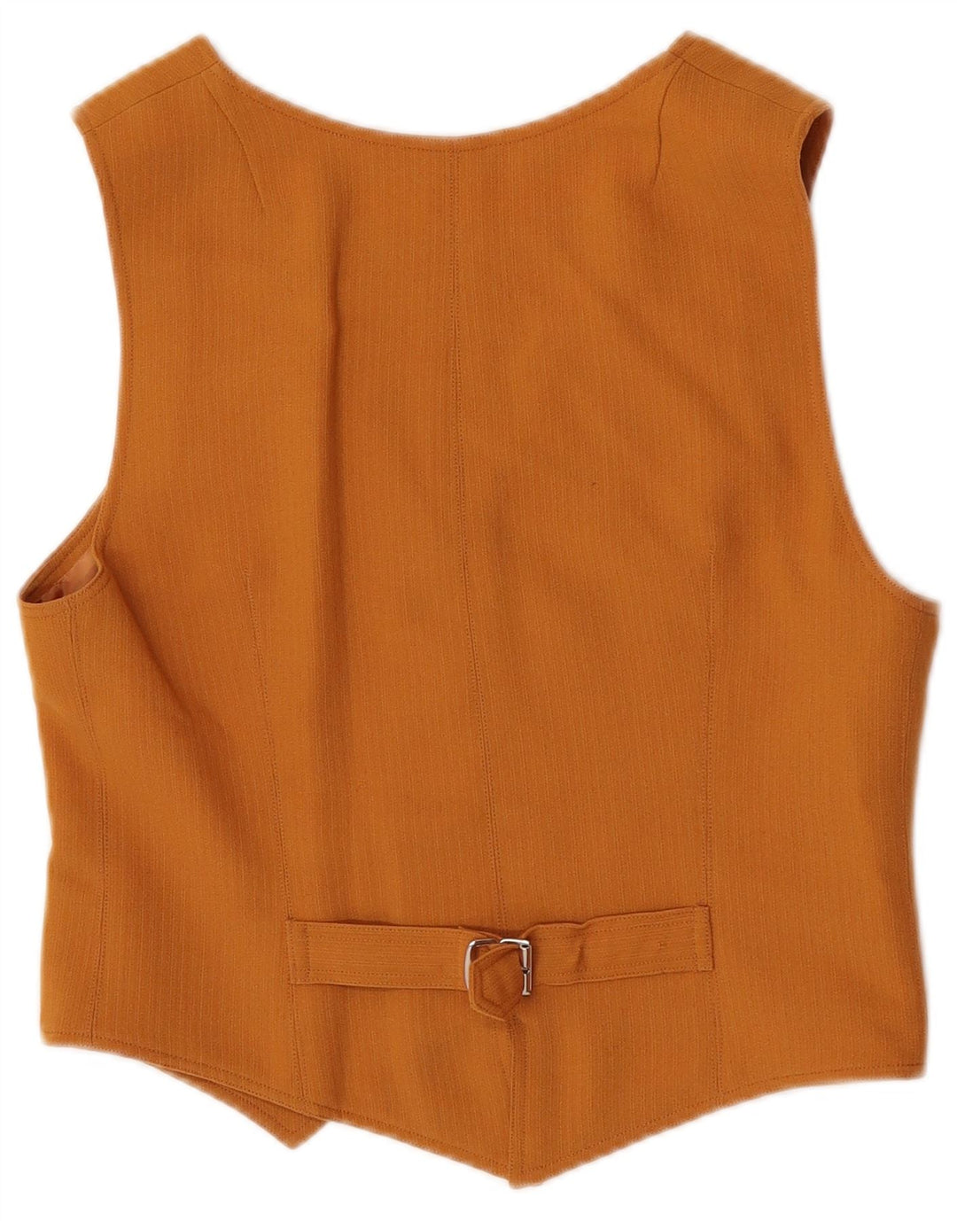 Conjunto feminino vintage de 4 botões e 2 peças UK 10 pequeno laranja