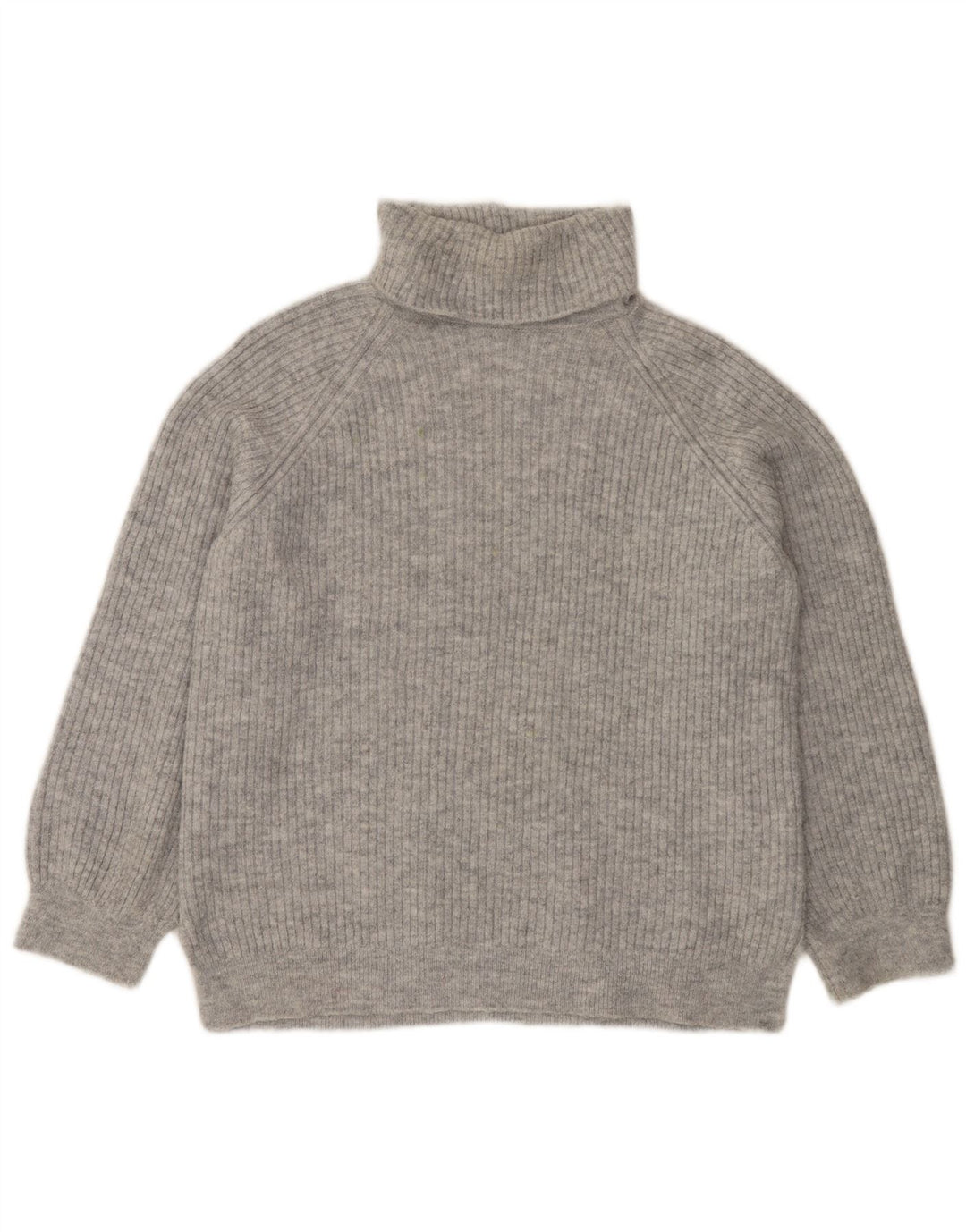 Suéter feminino Marks & Spencer com gola redonda Reino Unido 14 cinza médio acrílico
